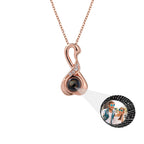 Love Swan with Customized Photos Projection Necklace Pendant Jewelry nowadaysfashion