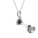 Love Swan with Customized Photos Projection Necklace Pendant Jewelry nowadaysfashion