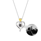 Love with customizable photosProjection Necklace Pendant Jewelry For Lover Girlfriend nowadaysfashion