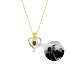 Love with customizable photosProjection Necklace Pendant Jewelry For Lover Girlfriend nowadaysfashion