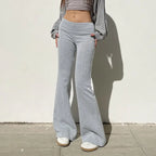 Low Rise Pants Women Slim Fitness Leggings Sweatpants nowadaysfashion