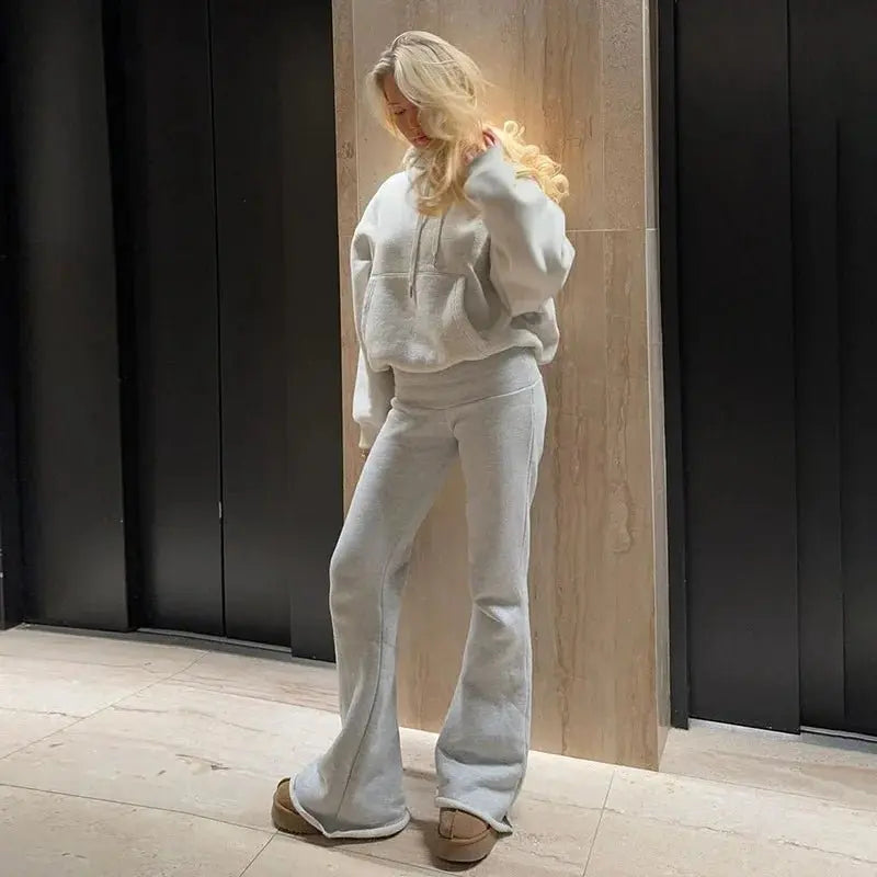 Low Rise Pants Women Slim Fitness Leggings Sweatpants nowadaysfashion