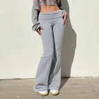 Low Rise Pants Women Slim Fitness Leggings Sweatpants nowadaysfashion
