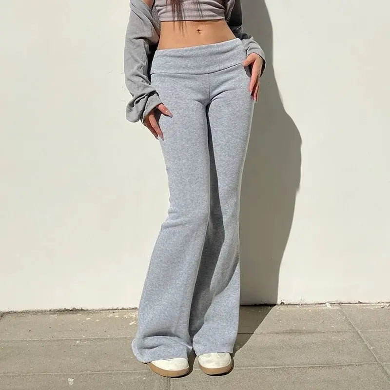 Low Rise Pants Women Slim Fitness Leggings Sweatpants - Blade & Thread