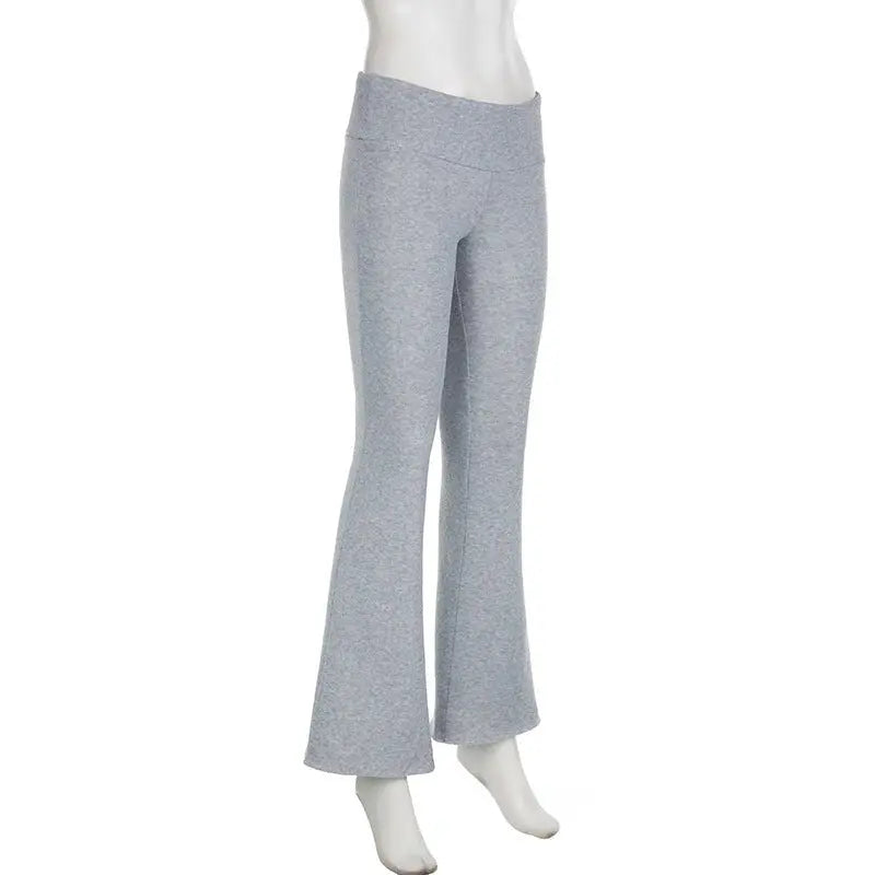 Low Rise Pants Women Slim Fitness Leggings Sweatpants - Blade & Thread