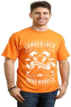 LumberJack Men's Bamboo Viscose/Organic Cotton Short Sleeve Graphic T-Shirt Spun Bamboo