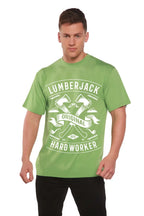 LumberJack Men's Bamboo Viscose/Organic Cotton Short Sleeve Graphic T-Shirt Spun Bamboo