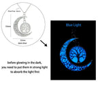 Luminous Dragon Necklace Glowing Night Fluorescence Silver Plated Glow In The Dark Necklace nowadaysfashion