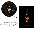 Luminous Dragon Necklace Glowing Night Fluorescence Silver Plated Glow In The Dark Necklace nowadaysfashion