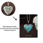 Luminous Dragon Necklace Glowing Night Fluorescence Silver Plated Glow In The Dark Necklace nowadaysfashion