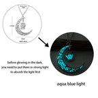 Luminous Dragon Necklace Glowing Night Fluorescence Silver Plated Glow In The Dark Necklace nowadaysfashion