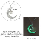 Luminous Dragon Necklace Glowing Night Fluorescence Silver Plated Glow In The Dark Necklace nowadaysfashion
