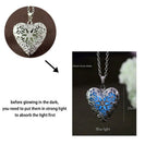 Luminous Dragon Necklace Glowing Night Fluorescence Silver Plated Glow In The Dark Necklace nowadaysfashion