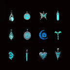 Luminous Dragon Necklace Glowing Night Fluorescence Silver Plated Glow In The Dark Necklace nowadaysfashion