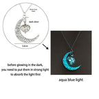Luminous Dragon Necklace Glowing Night Fluorescence Silver Plated Glow In The Dark Necklace nowadaysfashion