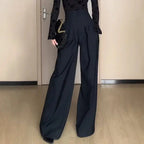 Magic High Waist Loose Straight Drooping Mopping Casual Trousers nowadaysfashion