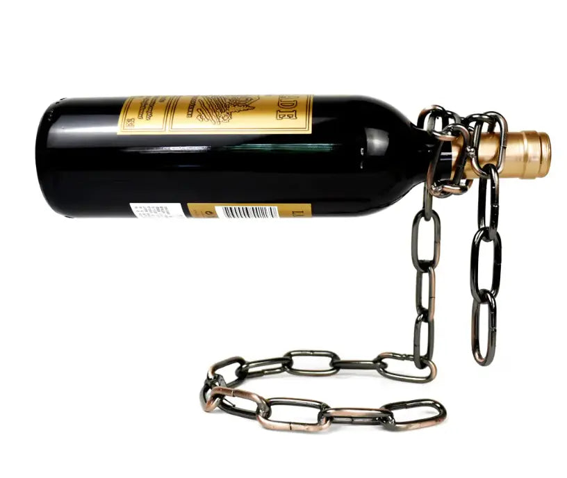 Magic Iron Chain Wine Bottle Holder - Blade & Thread