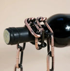 Magic Iron Chain Wine Bottle Holder - Blade & Thread