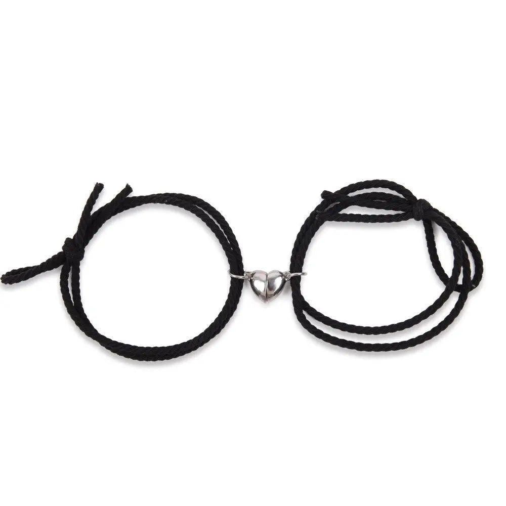 Magnet Paired Couple Bracelet For Lovers Distance Bracelet For Women Men - Blade & Thread