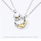 Magnet Stone Shell Men's and Women's Clavicle Fashion Couple Necklace Chains nowadaysfashion