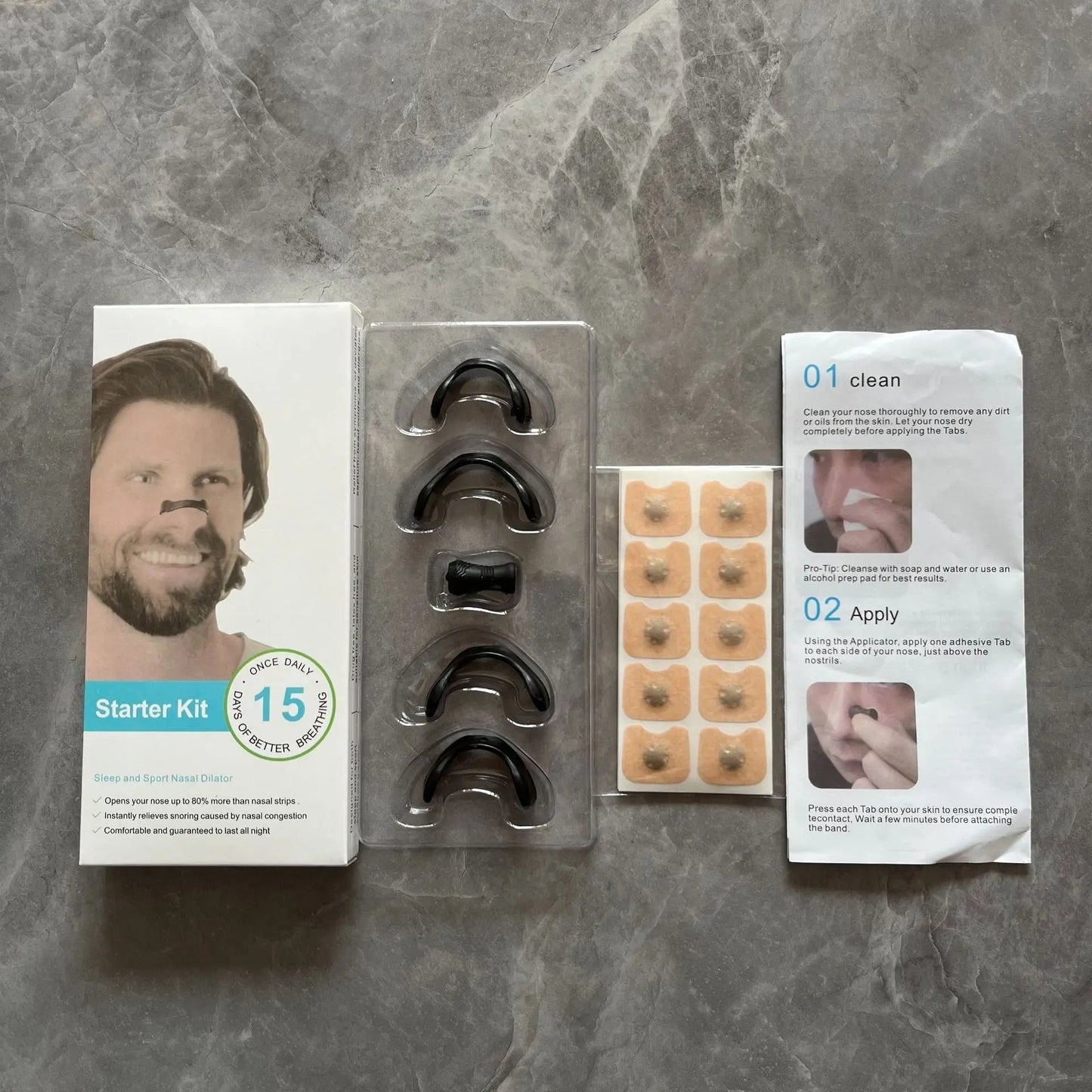 Magnetic Nasal Dilator Strips for Better Sleep - Blade & Thread