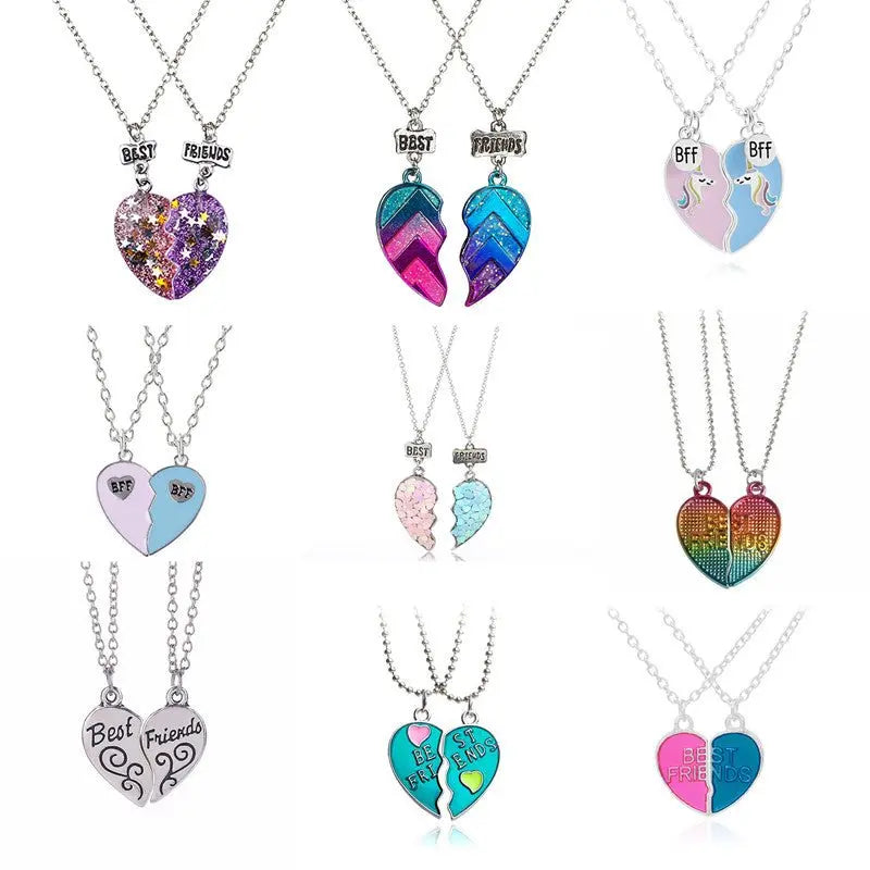 magnetic necklace for bestie Best Friends Necklace bff Gifts - Blade & Thread