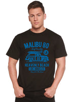 Malibu 80 Men's Bamboo Viscose/Organic Cotton Short Sleeve Graphic T-Shirt Spun Bamboo
