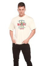 MALIBU Men's Bamboo Viscose/Organic Cotton Short Sleeve Graphic T-Shirt Spun Bamboo
