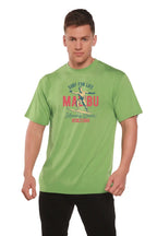 MALIBU Men's Bamboo Viscose/Organic Cotton Short Sleeve Graphic T-Shirt Spun Bamboo