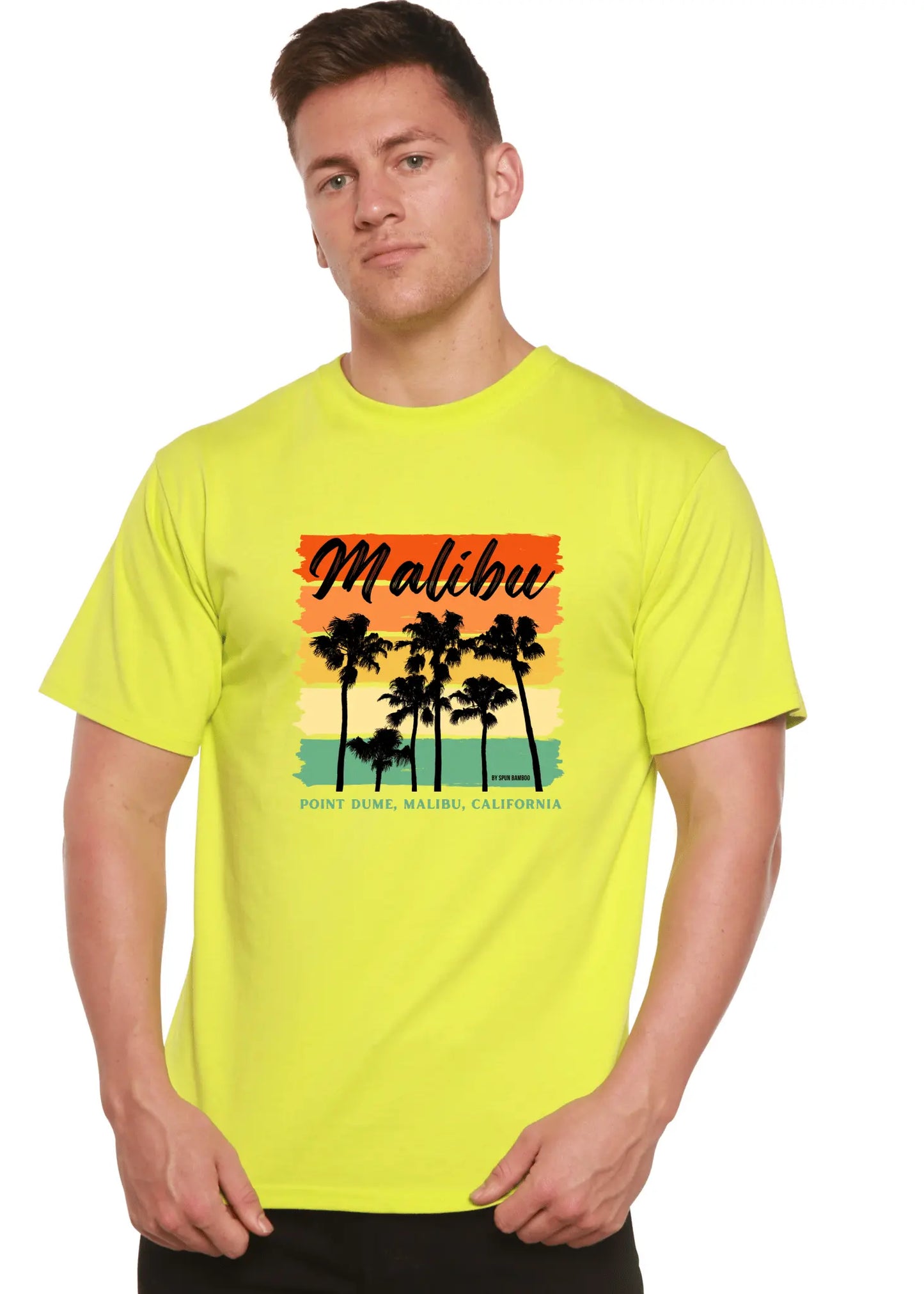 Malibu Unisex Bamboo Viscose/Organic Cotton Short Sleeve Graphic T-Shirt - Blade & Thread