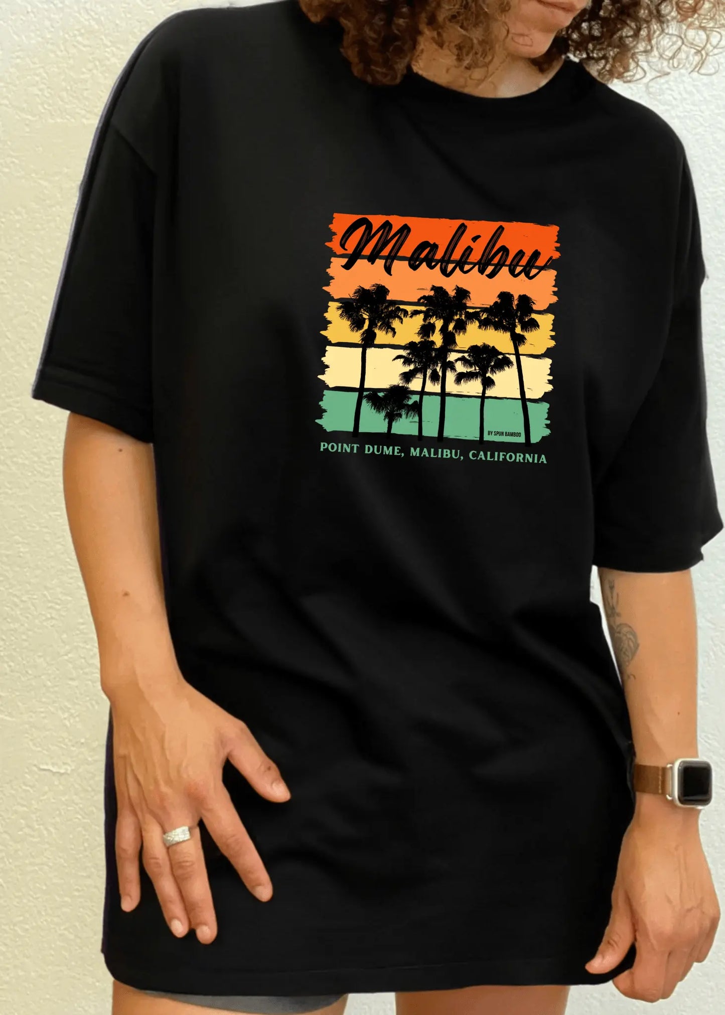 Malibu Unisex Bamboo Viscose/Organic Cotton Short Sleeve Graphic T-Shirt - Blade & Thread