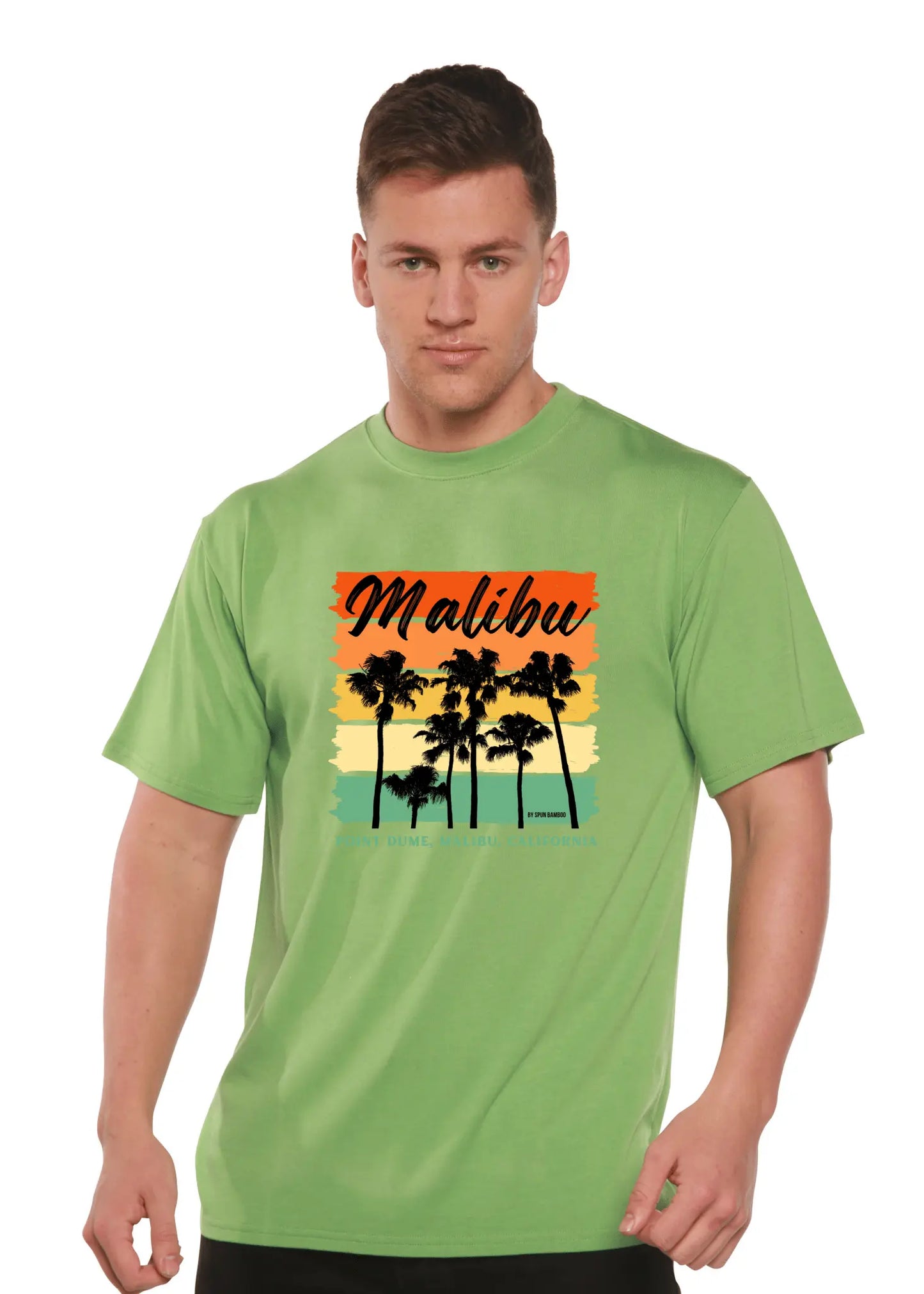 Malibu Unisex Bamboo Viscose/Organic Cotton Short Sleeve Graphic T-Shirt - Blade & Thread