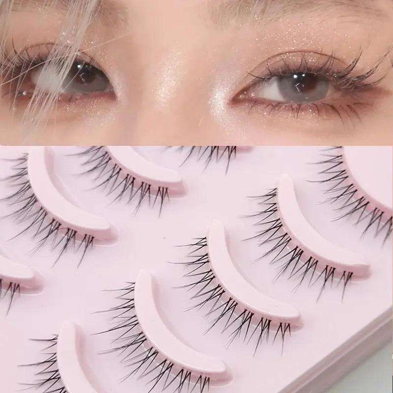 Manga Lashes Soft Natural Eyelashes Thick False Eyelashes - Blade & Thread