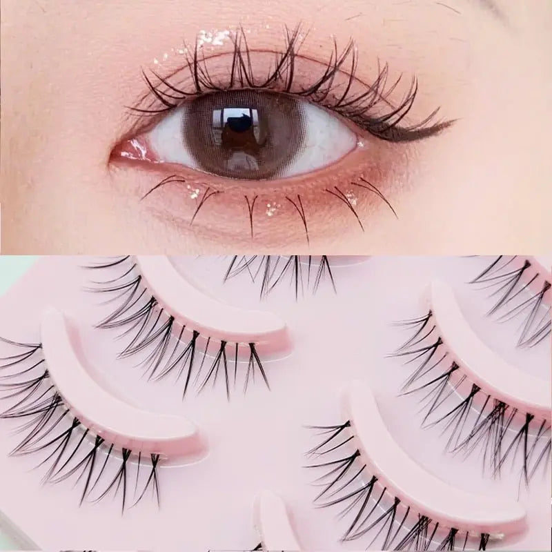Manga Lashes Soft Natural Eyelashes Thick False Eyelashes - Blade & Thread