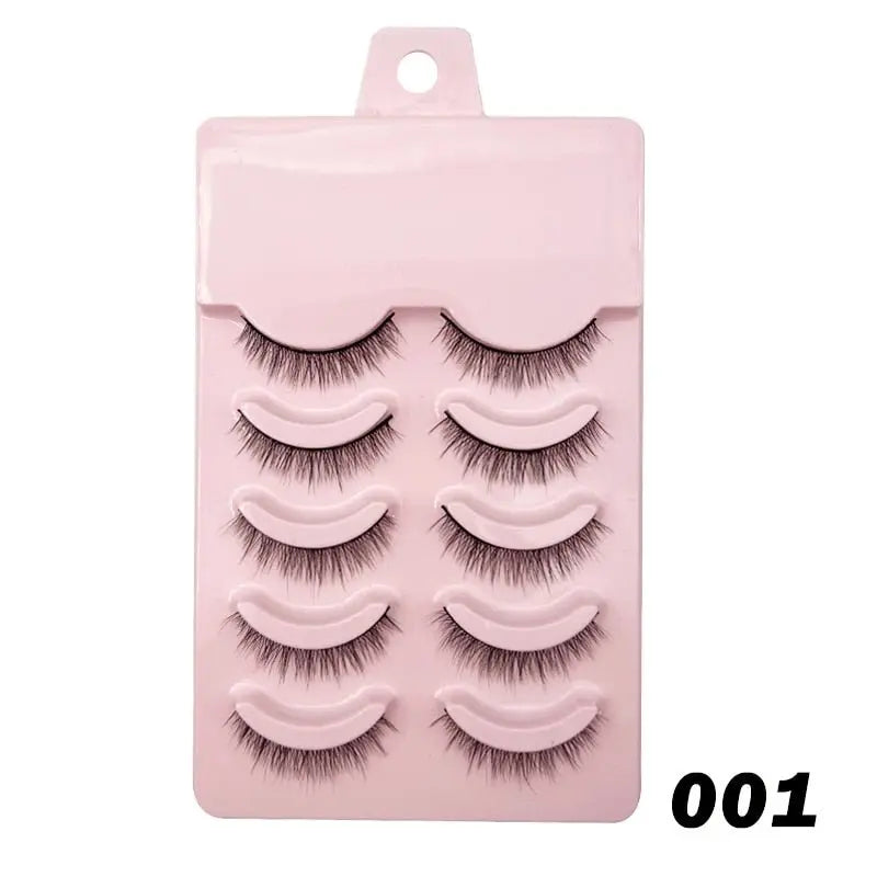 Manga Lashes Soft Natural Eyelashes Thick False Eyelashes - Blade & Thread