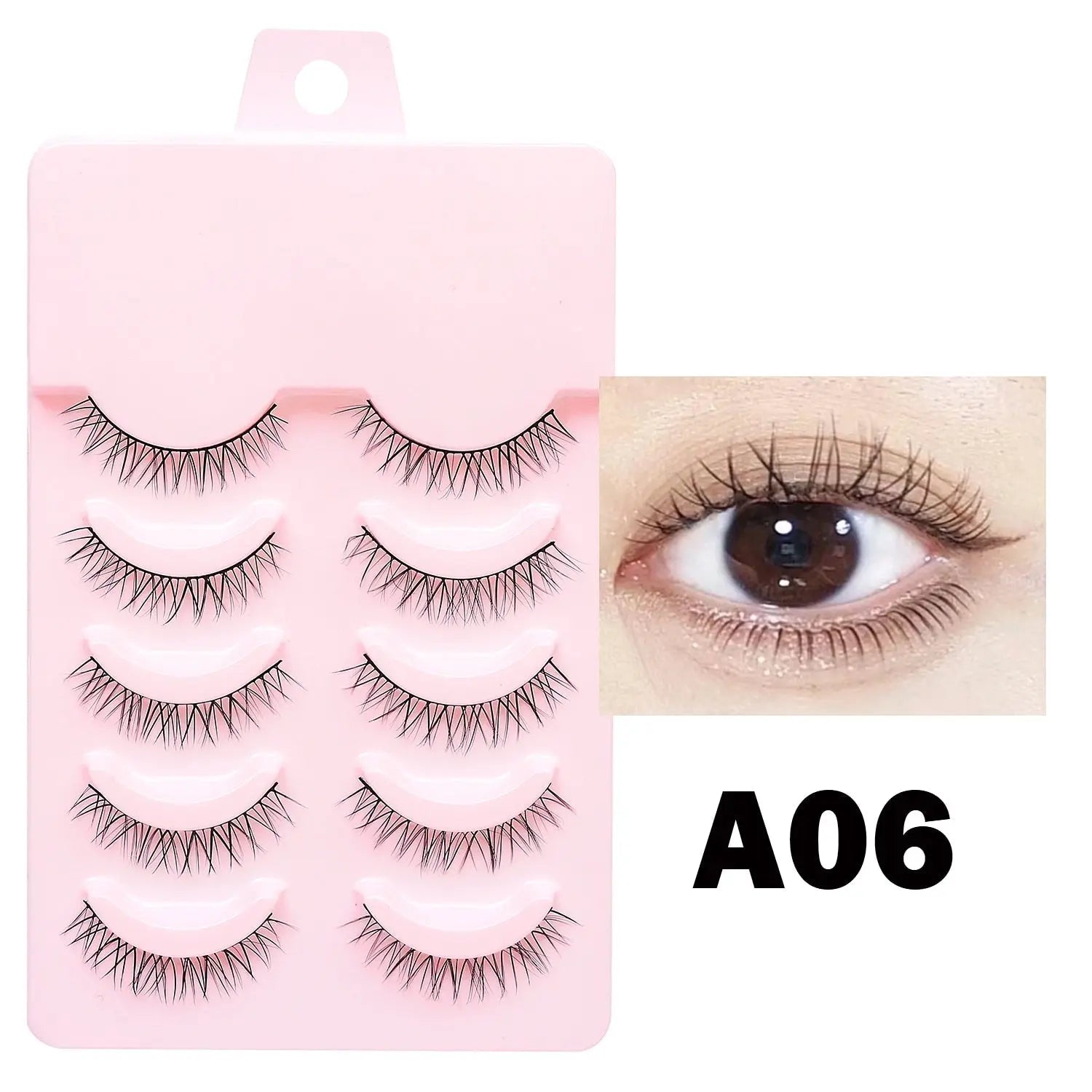 Manga Lashes Soft Natural Eyelashes Thick False Eyelashes - Blade & Thread