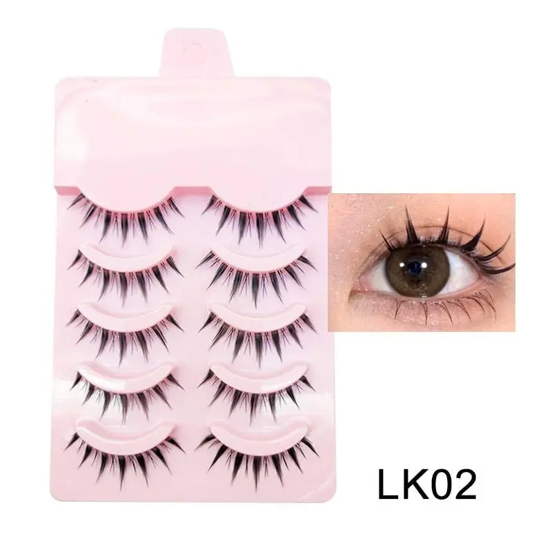 Manga Lashes Soft Natural Eyelashes Thick False Eyelashes - Blade & Thread