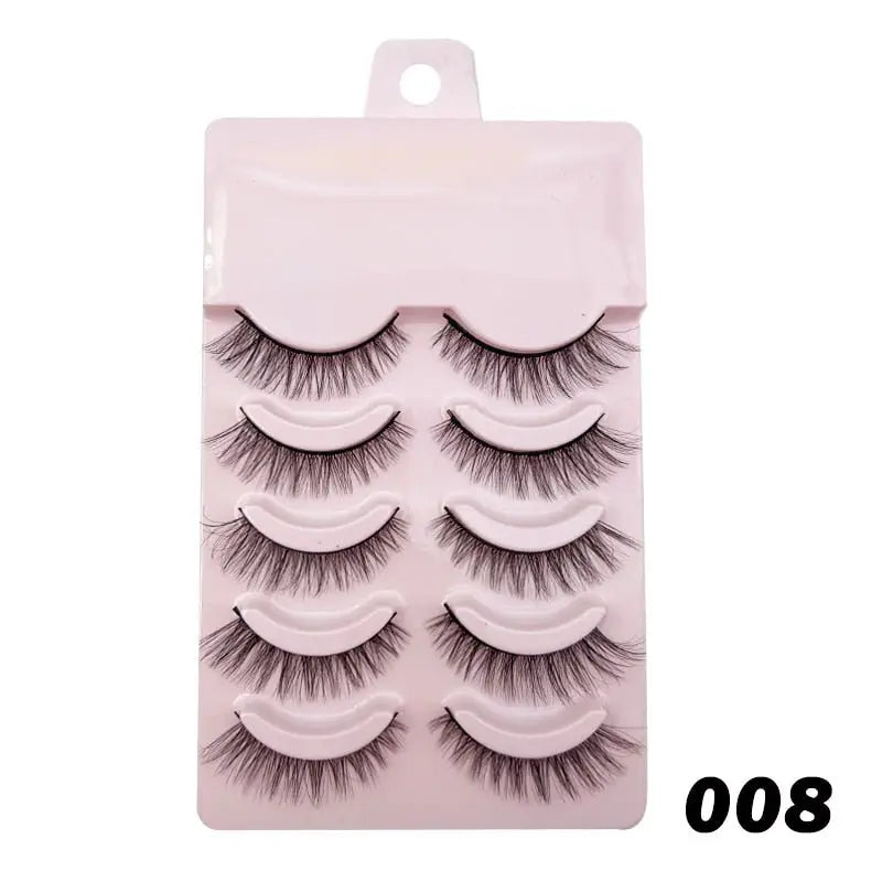 Manga Lashes Soft Natural Eyelashes Thick False Eyelashes - Blade & Thread