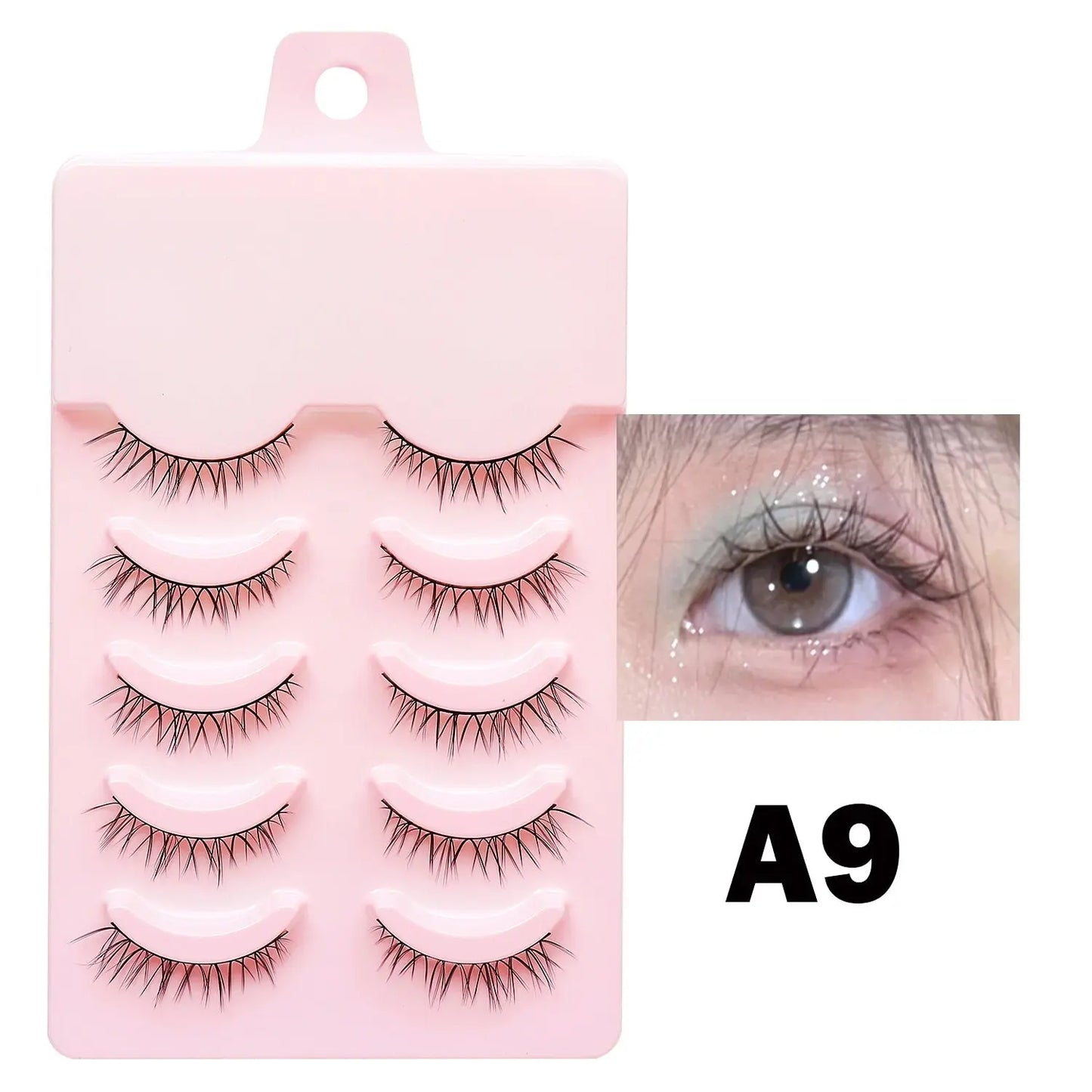 Manga Lashes Soft Natural Eyelashes Thick False Eyelashes - Blade & Thread