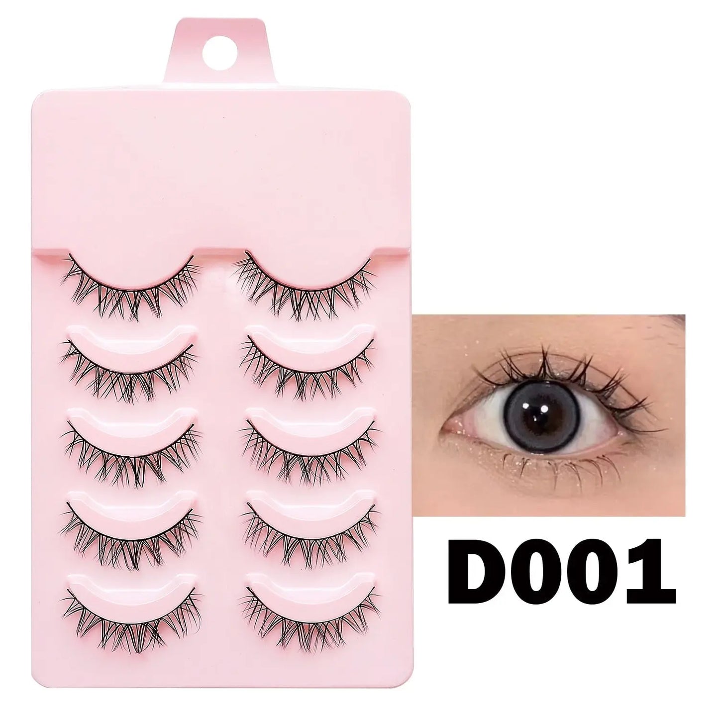 Manga Lashes Soft Natural Eyelashes Thick False Eyelashes - Blade & Thread