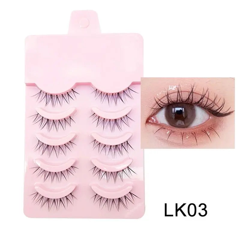 Manga Lashes Soft Natural Eyelashes Thick False Eyelashes - Blade & Thread