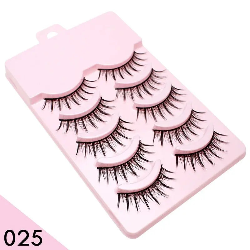 Manga Lashes Soft Natural Eyelashes Thick False Eyelashes - Blade & Thread