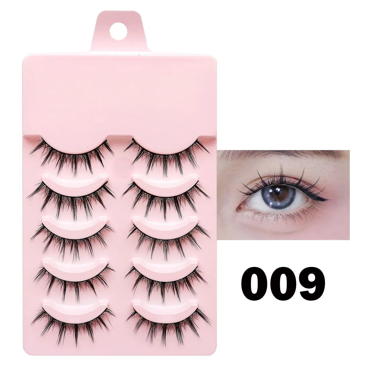 Manga Lashes Soft Natural Eyelashes Thick False Eyelashes - Blade & Thread