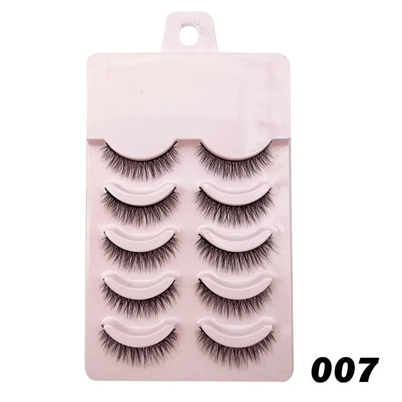 Manga Lashes Soft Natural Eyelashes Thick False Eyelashes - Blade & Thread