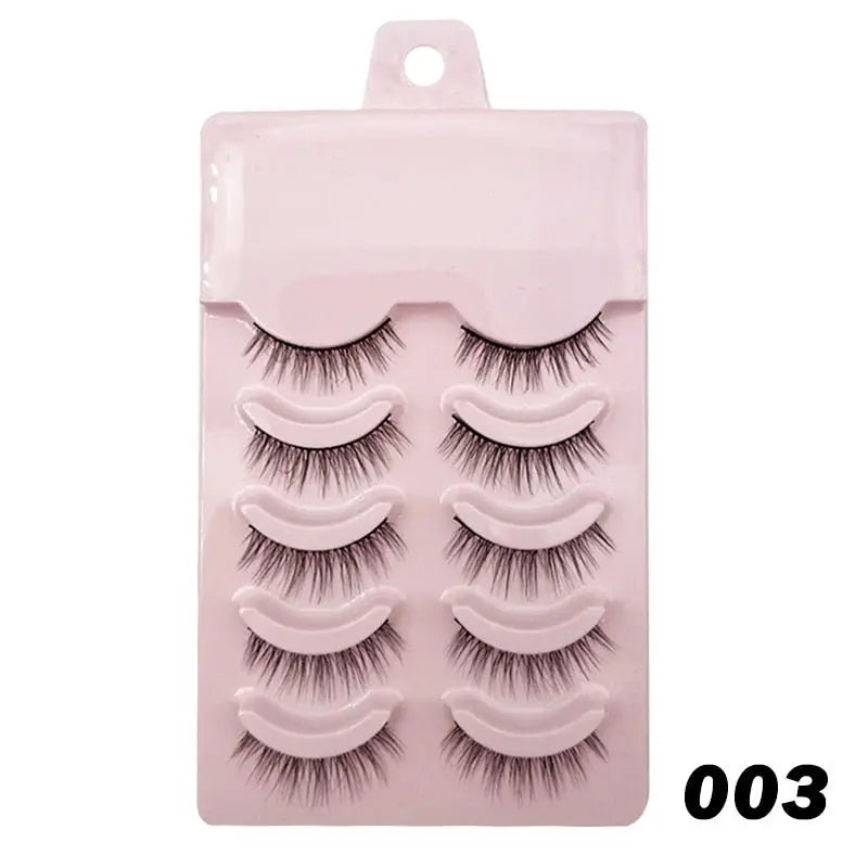 Manga Lashes Soft Natural Eyelashes Thick False Eyelashes - Blade & Thread