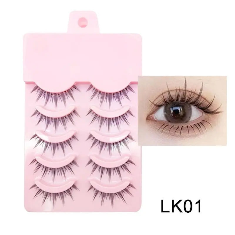 Manga Lashes Soft Natural Eyelashes Thick False Eyelashes - Blade & Thread