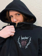 Mantra Zip Up Hoodie Any Means Necessary Clothing