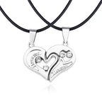 matching necklaces for couples necklaces I Love You Heart-shaped Pendant Choker For Women Gift 1 Pair nowadaysfashion