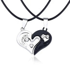 matching necklaces for couples necklaces I Love You Heart-shaped Pendant Choker For Women Gift 1 Pair nowadaysfashion