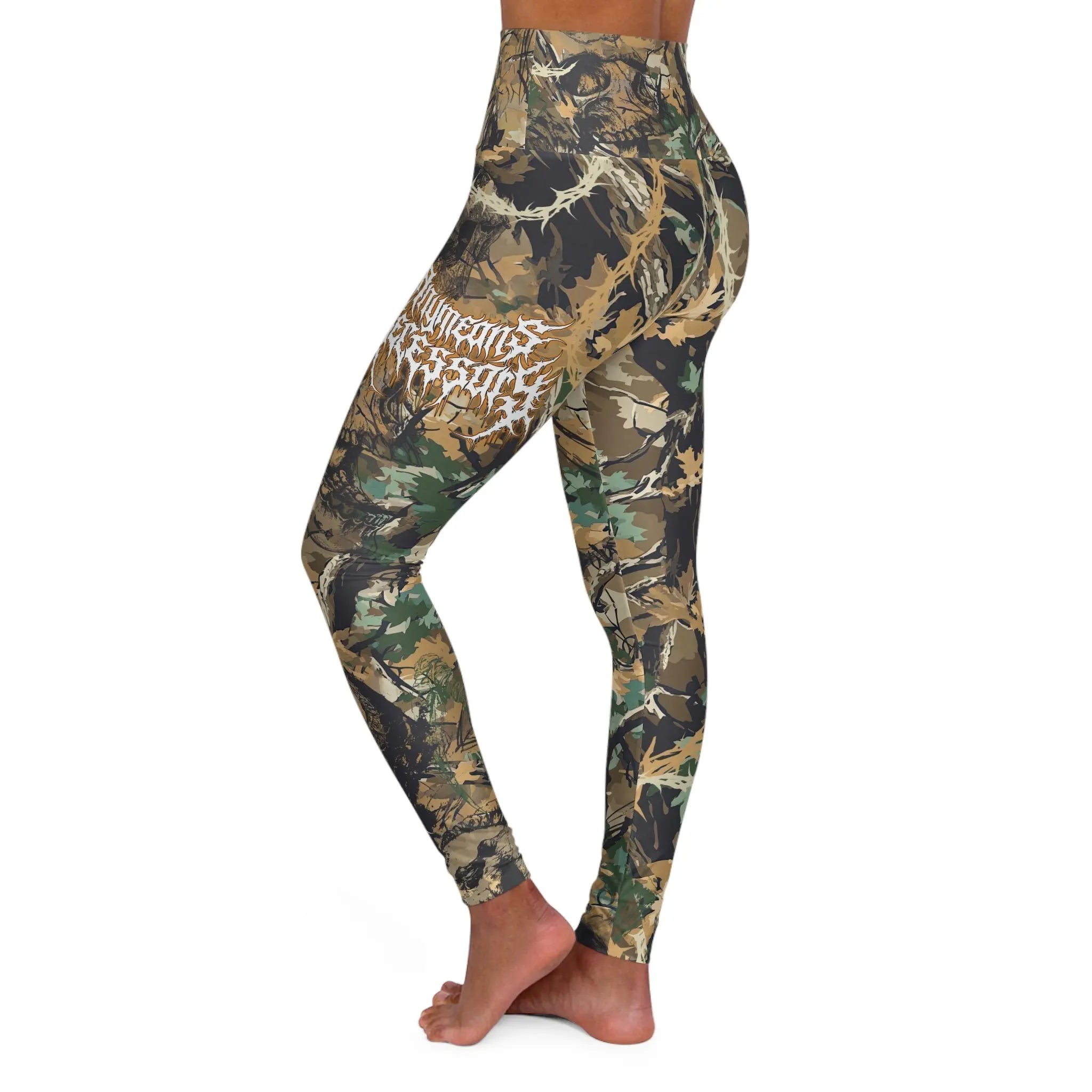 Mayhem Camo High Waisted Yoga Leggings Any Means Necessary Clothing